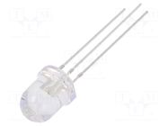 LED; red/green; 8mm; 30°; Front: convex; 2.1÷2.6/3.1÷3.6VDC; round OPTOSUPPLY