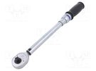 Wrench; torque; 10÷60Nm; Mounting: 3/8"; with button KING TONY