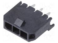 Connector: wire-board; socket; male; PIN: 3; Micro-Fit 3.0; 3mm; 5A MOLEX