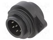 Connector: circular; 692,693,RD24; 250V; PIN: 7; socket; male; 10A BINDER