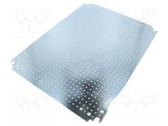 Mounting plate; microperforated 