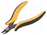 Pliers; cutting,miniature,curved; 132mm; with small chamfer PIERGIACOMI
