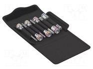Wrench-set; hex key,socket spanner,Torx®; 3/8"; 7pcs. WERA