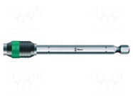 Holder; Overall len: 100mm; Mounting: 1/4",1/4" (F6,3mm) WERA