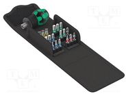 Kit: screwdrivers; hex key,Phillips,Pozidriv®,slot,Torx®; case WERA