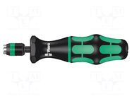 Screwdriver: torque; 155mm; Holder: C6,3mm,E6,3mm; 1/4" WERA