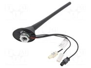 Antenna; car top; 0.2m; AM,DAB,FM; Fiat,Renault,Seat,VW,Škoda CALEARO