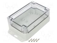 Enclosure: multipurpose; X: 100mm; Y: 150mm; Z: 60mm; ZP; light grey KRADEX