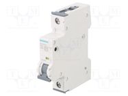 Circuit breaker; 230/400VAC; Inom: 32A; Poles: 1; Charact: C; 6kA SIEMENS