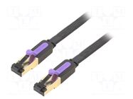 Patch cord; U/FTP; Cat: 7; RJ45 plug,both sides; stranded; Cu; 1.5m VENTION