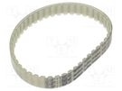 Timing belt; AT5; W: 10mm; H: 2.7mm; Lw: 225mm; Tooth height: 1.2mm OPTIBELT