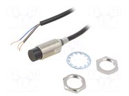 Sensor: inductive; OUT: PNP / NO; 0÷16mm; 10÷30VDC; M18; 2m; IP67 OMRON
