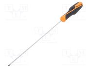 Screwdriver; slot; 2,5x0,5mm; BETAGRIP; Blade length: 200mm BETA