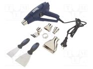 Electric hot shrink gun; 1.8kW; 250l/min,450l/min; Plug: EU; case RAPID