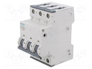 Circuit breaker; 230/400VAC; Inom: 32A; Poles: 3; Charact: D; 10kA SIEMENS