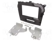 Radio frame; Suzuki; 2 DIN; black,black gloss ACV