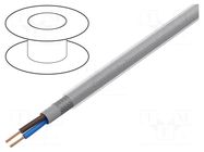 Wire; Y-CY-OB; 2x1mm2; shielded,tinned copper braid; PVC; CPR: Eca HELUKABEL