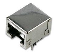 MOD CONN, R/A RJ45 JACK, 8P8C, TH