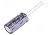 Capacitor: electrolytic; THT; 47uF; 200VDC; Ø10x20mm; Pitch: 5mm NICHICON