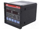 Meter: temperature; digital,mounting; on panel; LED; Temp: 0÷220°C ABB