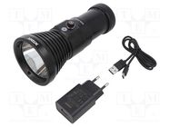 Torch: LED diving; L: 191.5mm; 200lm,500lm,2000lm,3600lm; IPX8 