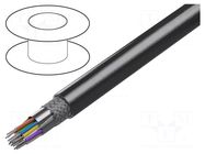 Wire; 10x2x24AWG; RS232,RS422; stranded; Cu; Insulation: PVC; 305m BELDEN