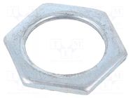 Nut; M40; galvanised steel; Thread: metric; Pitch: 1.5; -100÷300°C HELLERMANNTYTON