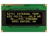 Display: OLED; alphanumeric; 20x4; Dim: 98x60x10mm; yellow; PIN: 16 NEWHAVEN DISPLAY INTERNATIONAL