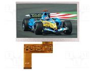 Display: TFT; 7"; 800x480; Illumin: LED; Dim: 165x104x3.5mm; RGB NEWHAVEN DISPLAY INTERNATIONAL