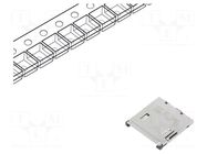 Connector: for cards; SD; push-push; SMT; selectively gold plated AMPHENOL COMMUNICATIONS SOLUTIONS