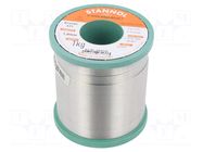 Tin; lead free; Sn95,5Ag3,8Cu0,7; 1mm; 1kg; reel; 217°C; Flux: SW26 STANNOL