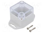 Enclosure: multipurpose; X: 45mm; Y: 45mm; Z: 40mm; ZP; ABS; gasket KRADEX