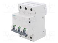 Circuit breaker; 230/400VAC; Inom: 32A; Poles: 3; Charact: C; 10kA SIEMENS