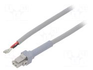 Cable: for sensors/automation; PIN: 2; 2m; socket SMC