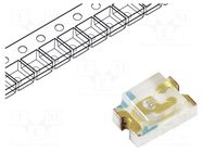 LED; yellow green; SMD; 3215; 10÷15mcd; 2÷2.4VDC; 3.2x1.5x1mm; 130° EVERLIGHT