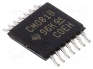 IC: digital; AND; Ch: 4; IN: 2; CMOS; SMD; TSSOP14; 3÷18VDC; -55÷125°C TEXAS INSTRUMENTS