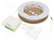 FTTH termination chest; OS2; 20m; 9/125um; LSZH; green; white LOGILINK