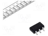 Transistor: NPN / PNP; bipolar; complementary pair; 40V; 1.1W 