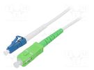 Fiber patch cord; OS2; LC/UPC,SC/APC; 30m; Optical fiber: 9/125um Goobay