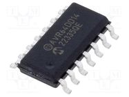 IC: AVR microcontroller; SOIC14; Ext.inter: 11; Cmp: 1; AVR64 MICROCHIP TECHNOLOGY