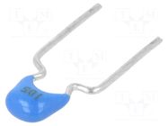 Capacitor: ceramic; MLCC; 1uF; 25V; X7R; ±10%; THT; 5mm TDK