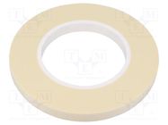 Tape: electrical insulating; W: 12mm; L: 50m; Thk: 0.21mm; white H-OLD