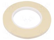 Tape: electrical insulating; W: 9mm; L: 50m; Thk: 0.21mm; white; 10% H-OLD