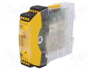 Module: safety relay; PNOZ s4.1 C; Usup: 24VDC; IN: 3; OUT: 5; IP40 PILZ