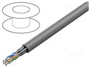 Wire; 5x2x24AWG; stranded; Cu; Insulation: PVDF; grey; RS232,RS422 BELDEN