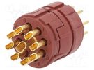 Connector: M23; contact insert; PIN: 9(8+1); soldering; 7A,20A LAPP