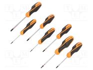 Kit: screwdrivers; Torx®; BETAGRIP; 7pcs. BETA