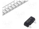 Diode: TVS array; SOT23-3; Features: ESD protection; Ch: 2 ONSEMI