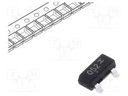 Diode: TVS array; SOT23-3; Features: ESD protection; Ch: 2 