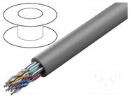 Wire; 6x2x24AWG; RS232,RS422; stranded; Cu; PVDF; grey; 305m; 300V BELDEN
